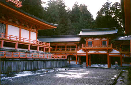 New addition to the Mt. Hiei complex - Photographed by Christopher West, 1998